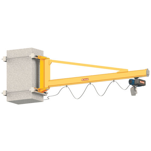 Grúa pluma de pared - H40V57 - KRAUS Betriebsausstattung und Fördertechnik GmbH - 270°