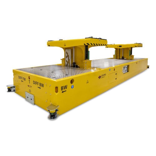 Vehículo de guiado automático de manipulación - Solving GmbH - de transporte / para cargas pesadas / para bobinas de papel