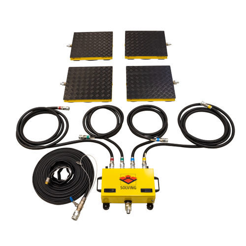Soporte con rodamiento con cojín de aire - MLS series - Solving GmbH - para grandes cargas / para transportador