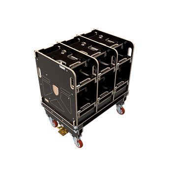 Carro de transporte - ligenium GmbH - con estantes / con ruedas giratorias