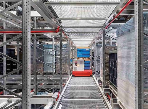 Transelevador para almacén - SMB International GmbH - para sistema de organización