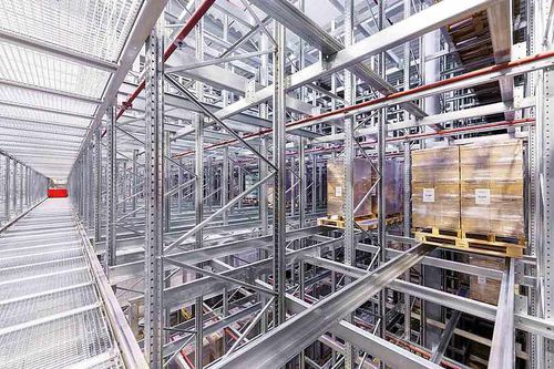 Sistema de estanterías para paleta compacta - SMB International GmbH - para depósito de almacenamiento / por acumulación / con paleta