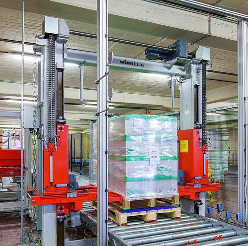 Apiladora para palés - SMB International GmbH - industrial / para aplicaciones médicas / para la industria alimentaria y de la bebida