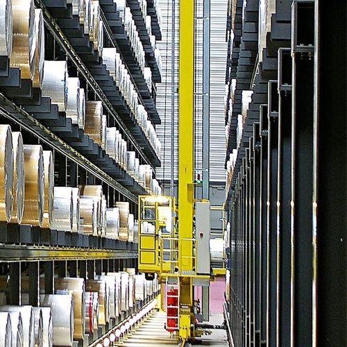 Transelevador para sistema de organización - Körber Supply Chain GmbH - para almacén / para palés
