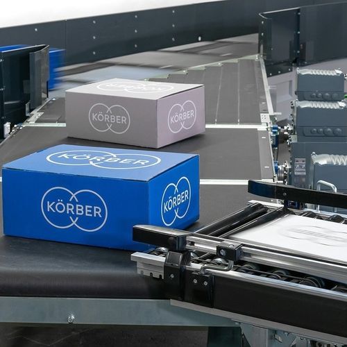 Clasificador por colores - Körber Supply Chain GmbH - manual / de manipulación / con cinta transversal