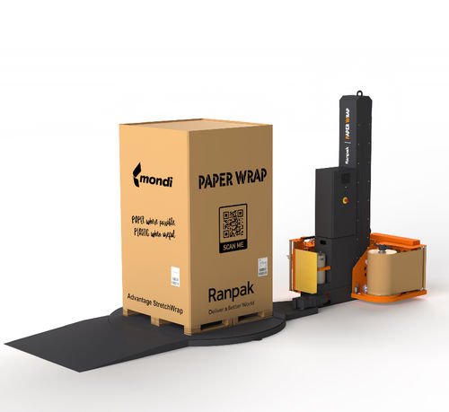 Envolvedora de papel de estraza - PaperWrap - Ranpak BV - con plataforma giratoria / automática / semiautomática