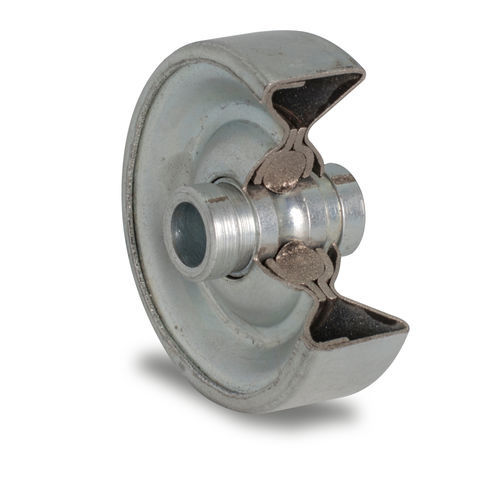 Rueda con aro - 0 series - Schulz-Stanztechnik GmbH - de acero / lisa / de caucho