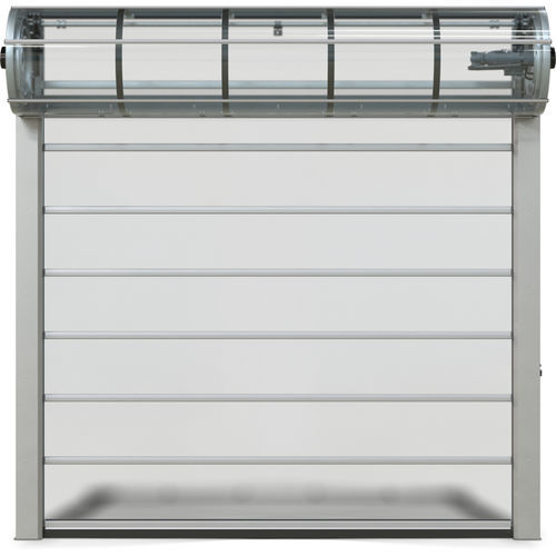 Puerta enrollable - TLS 1000 TurboLux - Seuster KG - espiralada / de aluminio / de policarbonato