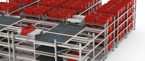 Sistema de almacenamiento de lanzadera - StoreBiter® OLS X - GEBHARDT Intralogistics Group