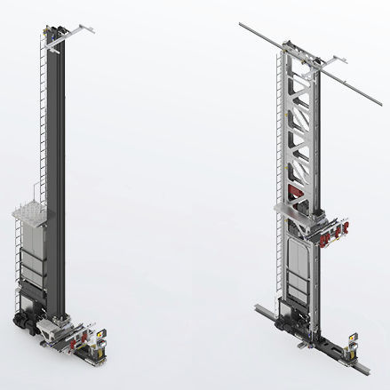 Transelevador para almacén - Cheetah® neo - GEBHARDT Intralogistics Group - para sistema de organización