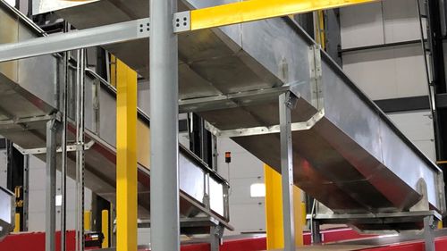 Dispositivo asegurador-descensor recto - Talos Engineered Products Limited - para intralogísticas flexibles / industrial / de paquetes