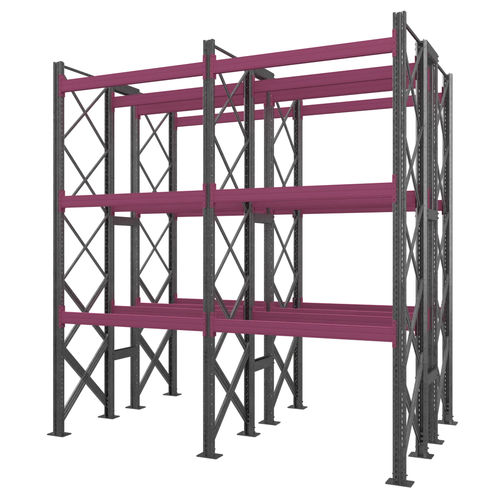 Sistema de estanterías para depósito de almacenamiento - Iron Fist - ROSSS SPA - con tablas / dinámico / ajustable