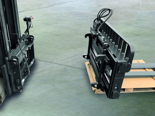Sistema de acoplamiento rápido para carretilla elevadora - S 25 - SCHWV series - stabau Schulte-Henke GmbH - hidráulico