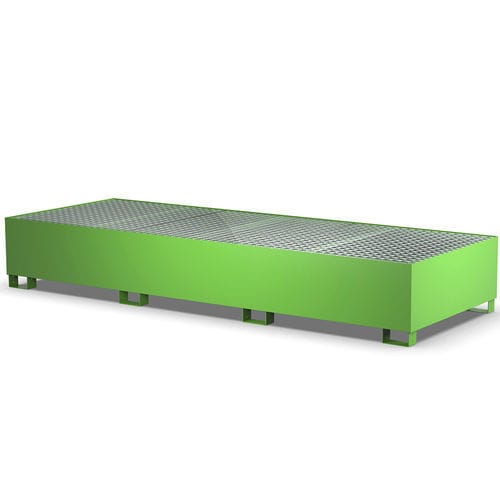 Cubeta de retención para contenedor IBC - 013340 - COMI endless storage - de acero galvanizado en caliente / móvil / para palés
