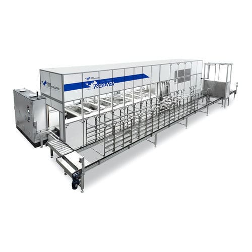 Sistema de lavado multicubas - KOMBI - D.B.M. TECNOLOGIE SRL - de agua / automático / industrial