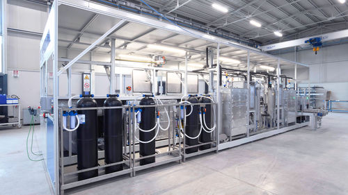 Estación de tratamiento de aguas residuales fisicoquímica - D.B.M. TECNOLOGIE SRL - de circuito cerrado