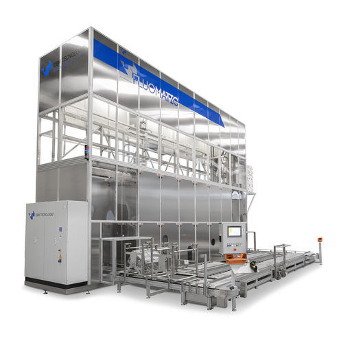 Unidad de lavado automática - FLUOMATIC - D.B.M. TECNOLOGIE SRL - industrial / a base de disolvente / por ultrasonidos