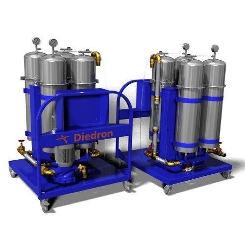 Unidad de autofiltración centrífuga - EFFE 8 - DIEDRON SRL - para líquido / de acero inoxidable / móvil