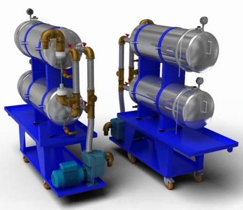 Unidad de microfiltración centrífuga - MTH - DIEDRON SRL - para líquido / móvil / de acero inoxidable
