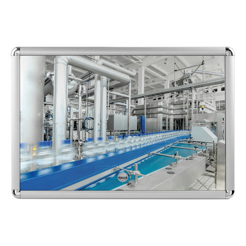 Espejo plano - 4601 PL - Vialux - de aluminio / de PMMA / de filmación de inspección