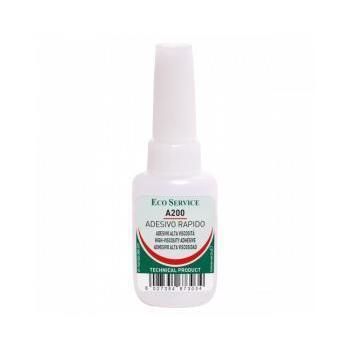 Cola cianoacrilato - A200 - ADESIVO RAPIDO - ECO SERVICE SRL - para caucho / para cerámica / para madera