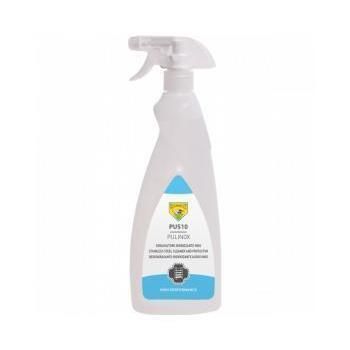 Detergente / desengrasante de metales - PU510 - PULINOX TRIGGER - ECO SERVICE SRL - para acero inoxidable / abrasivo / anticorrosión