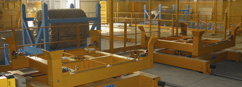Sistema de transporte para bobinas - METALMECCANICA SPAGGIARI S.R.L. - motor eléctrico / industrial