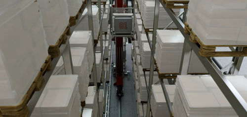 Transelevador automático - ERREVI AUTOMATION SRL - para sistema de organización / para almacén