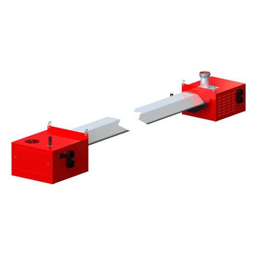 Calefactor radiante de gas natural - RED-LINE - OFFICINE TERMOTECNICHE FRACCARO SRL - industrial