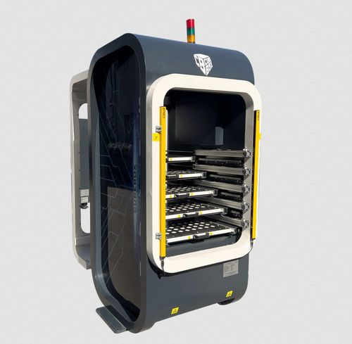 Sistema de almacenamiento automático vertical - CubeBOX - Tezmaksan Robot Technologies - para piezas pequeñas