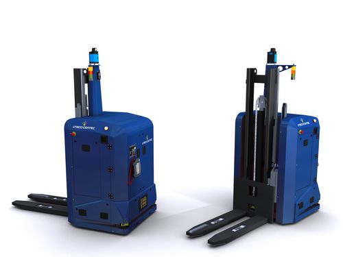 Carretilla elevadora con guiado automático - UTECO CONTEC SRL - eléctrica / de precisión