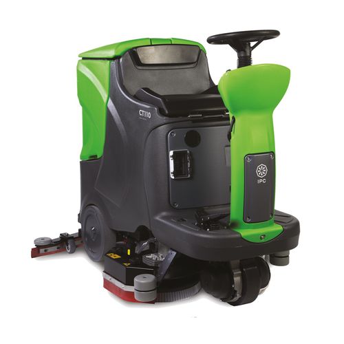 Fregadora con operador a bordo - CT 110 series - ICA - autónoma / alimentada por batería