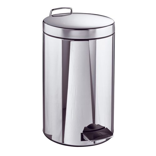 Cubo de basura de acero inoxidable - ICA - con tapa / de pedal