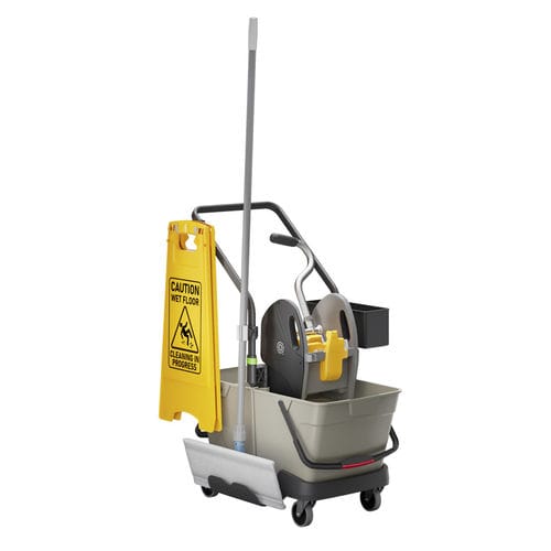 Carro de limpieza - Motto - ICA - compacto / ergonómico / doble