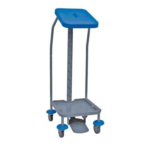 Cubo de basura de polipropileno - E 276307PTS - ICA - para textiles / móvil / con tapa