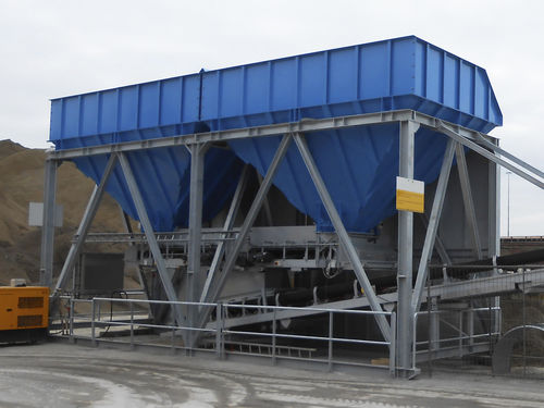 Silo de fondo cónico - Heilig mixers - para alimentador / para tanque de almacenaje / de acero