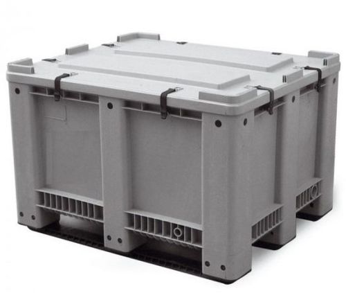 Caja-palé de PEAD - QUADRIA - de transporte / para recogida selectiva / estanca