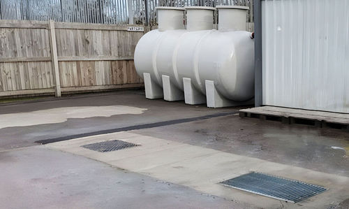 Depósito para lavado - TD series - Morclean - de agua / cilíndrico / para uso exterior