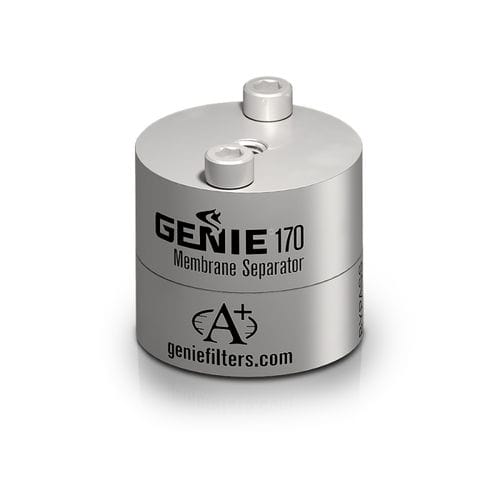 Cárter de filtro de membrana - GENIE 170 - SOCLEMA - para gas / de acero inoxidable / en línea