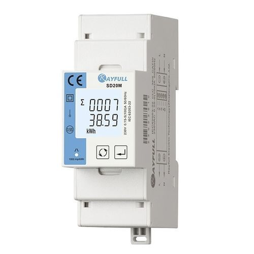 Contador de energía eléctrica multifunción - SD20M - Rayfull Electric Technology(Zhejiang)Co., Ltd. - monofásico / en riel DIN / RS-485