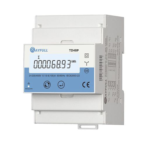 Contador de energía eléctrica trifásico - TD40P - Rayfull Electric Technology(Zhejiang)Co., Ltd. - en riel DIN / digital / salida de impulsos