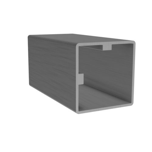 Perfil de aluminio anodizado - B1500 - trimat srl - cuadrado / tubular / para la industria
