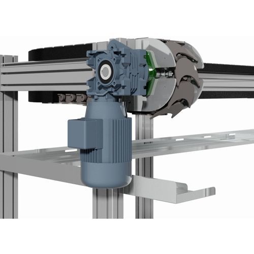 Transportador de rodillos - 531002 - trimat srl - con cadena / curvo / recto
