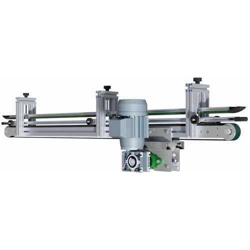 Transportador de banda - 531051 - trimat srl - de rodillos / horizontal / de arrastre central
