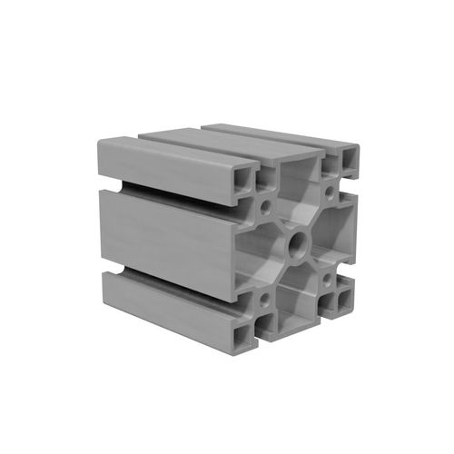 Perfil de aluminio anodizado - B1600 - trimat srl - ranurado / cuadrado / para la industria