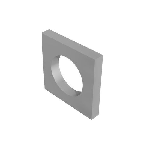 Arandela cuadrada - F1550 - trimat srl - de acero zincado / M8 / galvanizada