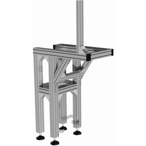 Soporte para máquina - 521031 - trimat srl - para riel de soldadura / para línea de producción / de aluminio