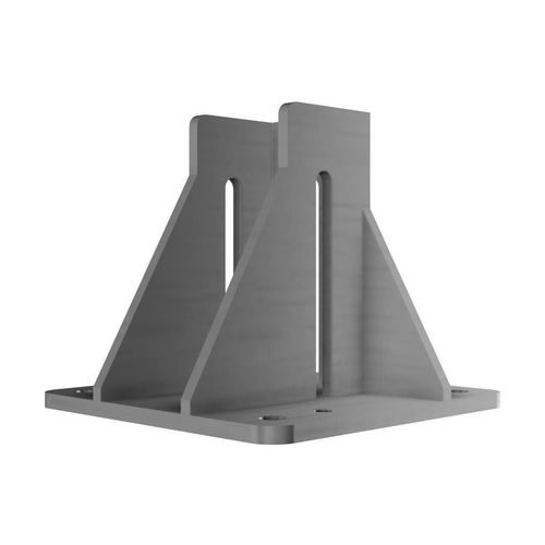 Brida de base de acero galvanizado - J3101 - trimat srl - para ensamblaje de perfiles