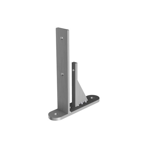 Brida de base de acero galvanizado - J3102 - trimat srl - para ensamblaje de perfiles