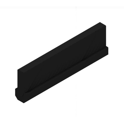 Perfil de polietileno de baja densidad PEBD - M4932 - trimat srl - ranurado / para la industria / de guiado